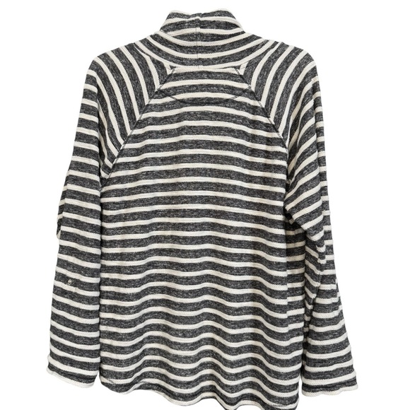 🤍 Style & Co Striped Cowl Neck Pullover XL Cozy Cotton Blend - Picture 3 of 5